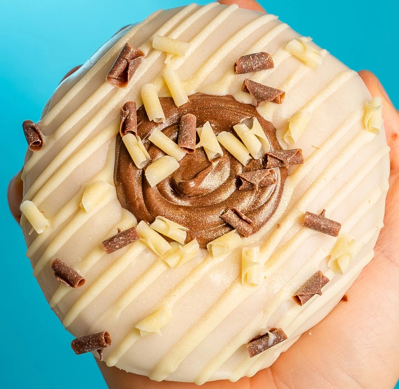 large nutella doughnut